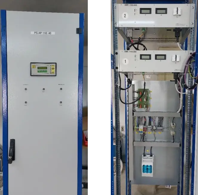 Sustav istosmjernog napajanja PSAP 110-40, 110 V DC, 2400 W